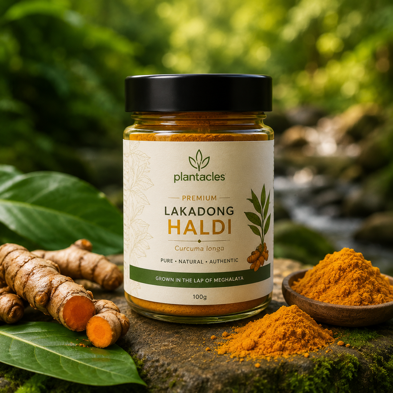 Plantacles Premium Lakadong Turmeric Powder